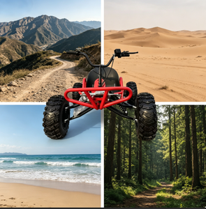 <span class=keywords><strong>Kart</strong></span> da Corsa Fuoristrada 212cc 4 Tempi con Pneumatici da 8 Pollici, Trasmissione a Catena, Alimentazione a Benzina, Barra Anteriore Rinforzata, <span class=keywords><strong>Go</strong></span>-<span class=keywords><strong>Kart</strong></span> da Montagna per Drift Racing - Product Image 4