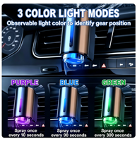 Diffuseur d'air intelligent automatique en métal longue durée pour voiture, désodorisant pour grille d'aération, élimination des odeurs, aromathérapie par diverses pulvérisations