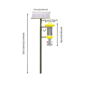 Nueva Lámpara Solar <span class=keywords><strong>Insecticida</strong></span> <span class=keywords><strong>para</strong></span> Control de Plagas, Mata Insectos y Gafanhotos - Product Image 4