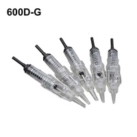 Aiguilles professionnelles de tatouage de cartouche jetable de 660D-D pour la machine permanente de tatouage de lèvres de sourcil de maquillage (stérilisée)