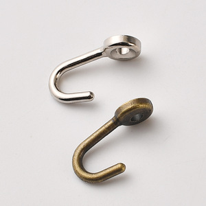 Eye Slip Hook Zinc Alloy Antique Bronze Silver Mini <b>Drawer</b> Hooks For Ornaments Jewelry Boxes <b>Small</b> Accessories - Product Image 3