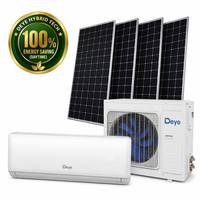 Aire Acondicionado Solar de 12000 BTU de Bajo Consumo, DGWG2-ACDC-12K, Aire Acondicionado Split Híbrido Solar AC/DC para Vida Fuera de la Red