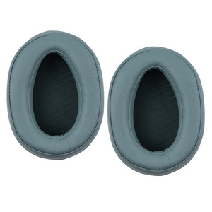 Coussinets en cuir 100ABN de haute qualité avec couvercle antibruit de remplacement en mousse à mémoire pour casque Sony MDR 100ABN WH <span class=keywords><strong>H900N</strong></span> - Product Image 5