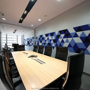 Panneaux muraux enveloppés de tissu ignifuge aux prix les plus bas Isolation acoustique de style unique pour la décoration de chambres de bureaux - Product Image 6