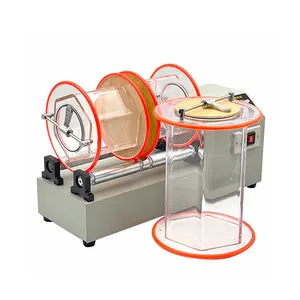 KT-1320 Dual drum rotary tumbler rotary table polishing machine polish 11kg jewelry barrel finishing polisher