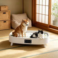 Lit pour animaux de compagnie à température constante avec affichage numérique, chaud en hiver, frais en été, pour chat et chien