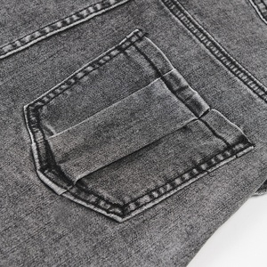 Bettergirl Wholesale New Asymmetrical Gray <strong>Culottes</strong> De Femmes Casual Jean <strong>Short</strong> Denim <strong>Shorts</strong> for Women - Product Image 5
