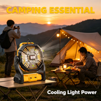 Nouveau ventilateur de camping 2026, ventilateur de refroidissement portable pour le camping