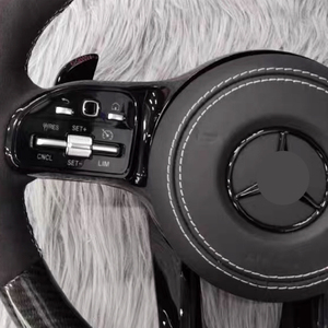 Volante in pelle carbonio per <span class=keywords><strong>Mercedes</strong></span>-Benz C300 C200 <span class=keywords><strong>C180</strong></span> W204 W211 W213 W205 W447 E63 - Product Image 6