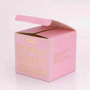 Folding Wax Soy Candle Jar Paper Packaging Box Scented Diffusers And Candles Packing Boxes