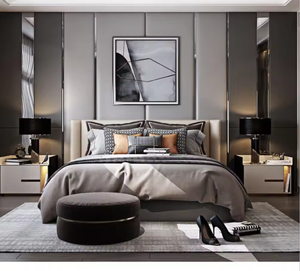 Paneles Acústicos Modernos Yiacoustic de 25 mm con Diseño Lujoso, Tapizados en Terciopelo, Decorativos para Cabeceras de Dormitorio y Hoteles - Product Image 2