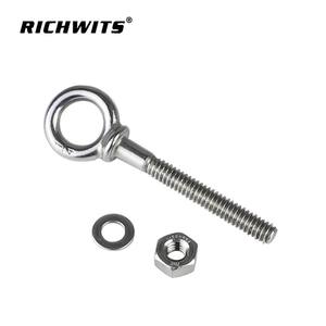 Boulons à œil en acier inoxydable 316 American Standard G277, vis à œil filetées UNC, accessoires de gréement marin pour bateaux - Product Image 1