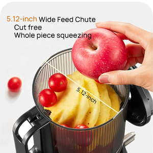 <span class=keywords><strong>Extracteur</strong></span> <span class=keywords><strong>de</strong></span> <span class=keywords><strong>jus</strong></span> à grande ouverture SJ-016 <span class=keywords><strong>de</strong></span> 5,12 pouces, à haut rendement, facile à assembler et à nettoyer, pour légumes et fruits, presse-agrumes à froid - Product Image 3