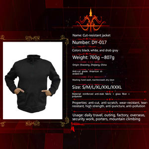 Ropa de Seguridad de Alta Calidad Resistente a Cortes y Puñaladas, Diseño de Cremallera Personalizable, Venta al Por Mayor Directa de Fábrica a Bajo Precio - Product Image 3