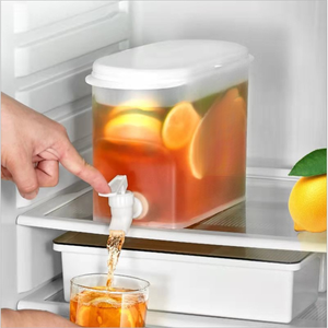 MIXWARES Distributeur de boissons froides grande capacité <span class=keywords><strong>avec</strong></span> <span class=keywords><strong>robinet</strong></span> en plastique pour réfrigérateur - Product Image 1
