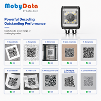 Lecteur de codes-barres industriel fixe Mobydata FS44XX avec configuration des paramètres en un clic pour la logistique et l'automatisation des entrepôts