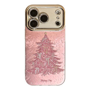Custodia per <span class=keywords><strong>iPhone</strong></span> 17 <span class=keywords><strong>Pro</strong></span> <span class=keywords><strong>Max</strong></span> con Albero di Natale <span class=keywords><strong>Rosa</strong></span>, Protezione Completa Antiurto con Cinturino da Polso, <span class=keywords><strong>Cover</strong></span> per Telefono da Donna - Product Image 5