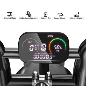 Vélo <span class=keywords><strong>de</strong></span> montagne électrique US Warehouse 500W avec batterie au lithium sans balais, cadre en acier à haute teneur en carbone, pneus larges 5 vitesses pour une expérience urbaine palpitante - Product Image 4