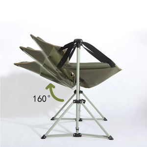 Sedia da campeggio portatile per esterni di alta qualità regolabile schienale pieghevole sedia oscillante per adulti e bambini - Product Image 4