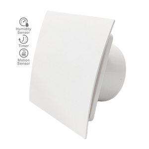 Ventilateur extracteur <span class=keywords><strong>de</strong></span> <span class=keywords><strong>salle</strong></span> <span class=keywords><strong>de</strong></span> <span class=keywords><strong>bain</strong></span> intelligent <span class=keywords><strong>de</strong></span> 4 pouces, blanc, <span class=keywords><strong>de</strong></span> bonne qualité, étanche IPX4, avec détection <span class=keywords><strong>de</strong></span> mouvement et d'humidité - Product Image 1