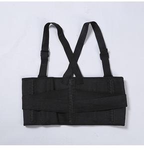 <span class=keywords><strong>Ceinture</strong></span> de soutien <span class=keywords><strong>lombaire</strong></span> réglable pour travail industriel avec bretelles - Product Image 3