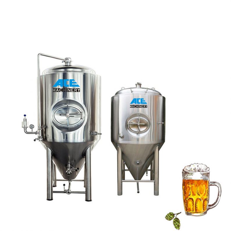 7BBL 10BBL 20BBL 30BBL 40BBL конический ферментер из нержавеющей стали с охлаждающими куртками для пивоваренного оборудования