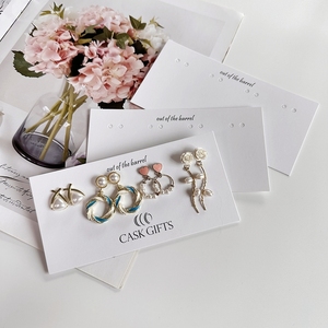 Espositore per Gioielli Personalizzato all'Ingrosso, Porta Orecchini per Più Paia, Etichette per Gioielli con Logo, Cartoncini Espositivi di Lusso Personalizzati - Product Image 5