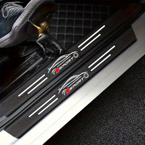 ODKO 定制徽标车门防刮保护贴 皮革门槛和保护贴纸 汽车配件 电子工具 - Product Image 1