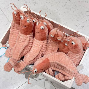 JC 2025 JELLY CATT Sheldon udang Pink Mantis udang mainan mewah Super lembut 22cm PP kapas dicuci selimut uniseks - Product Image 1