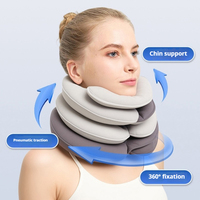 Dispositif de traction cervicale portable Tech Love, soutien gonflable pour le cou, pour soulager la douleur, corriger la posture et prendre soin du cou au quotidien