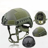Casques de sécurité noirs Coyote Green Fast PE ou en aramide pour casques tactiques en Kevlar, casques tactiques balistiques, produits de sécurité