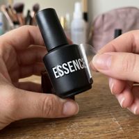 Mini autocollants personnalisés en feuille d'or, résistants à l'eau et à l'huile, pour flacons de vernis à ongles et de gel.
