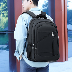 Laptop <b>Backpack</b> Large Capacity 16 Inch Unisex Shoulder Straps Solid Color for <b>Students</b> and Travel - Product Image 1