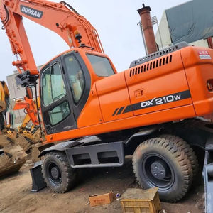 Excavadora de ruedas completamente original DOOSAN DX210W en gran oferta en China - Product Image 1