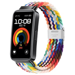 Bracelet en nylon pour bracelet <span class=keywords><strong>huawei</strong></span> <span class=keywords><strong>Band</strong></span> 9 adapté au bracelet de montre intelligente <span class=keywords><strong>Band</strong></span> 8 9 Bracelet de montre pour femmes - Product Image 6