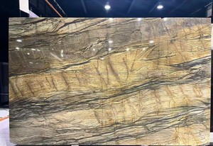 Brazil tự nhiên <span class=keywords><strong>sandalus</strong></span> Granite quartzit tấm đánh bóng da tường sàn Bảng điều khiển gạch nhà bếp hiện đại bàn nhà máy - Product Image 5