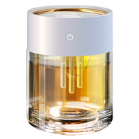 Désamorceur d'air à ultrasons Humidificateur grande capacité Lampe à sept couleurs USB