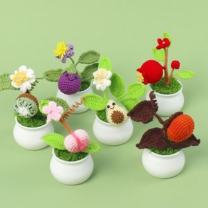 Maceta Artificial de Ganchillo Hecha a Mano para Plantas, Decoración para el Hogar, Regalo para Mujeres y Mamás, Venta al por Mayor - Product Image 1
