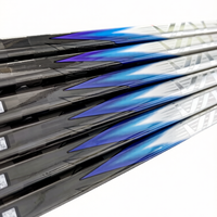 Bâton de hockey sur glace Premium Pro toutes tailles YTH/JR/INT/SR en fibre de carbone 3K/12K/18K/UD, faible/moyenne résistance, pour entraînement en club