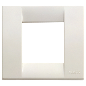 Vimar Placca Classica 1-2M Bianco Idea Copri Interruttore a Muro 8.8x8x0.9 Cm - Product Image 1