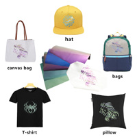 Film vinyle thermocollant Guangyintong Série Caméléon pour vêtements - 9 couleurs, facile à découper, utilisation haute température