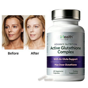 Capsules de glutathion OEM d'usine pour l'hyperpigmentation, éclaircissement et uniformisation du teint, marque privée, GMP, vente en gros en vrac - Product Image 1