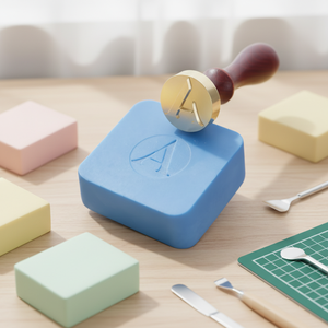 Sello de Jabón Manual Ecológico con Logotipo Personalizado, Sello de Jabón Manual para Negocios - Product Image 6