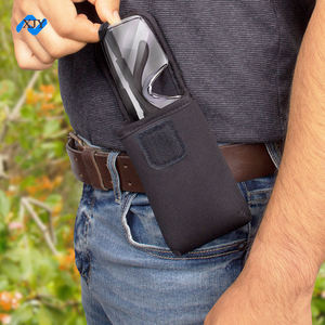 Étui à lunettes en néoprène souple Pochette de protection pour lunettes avec boucle de ceinture renforcée et mousqueton (OEM/ODM disponible)-Étui uniquement - Product Image 1