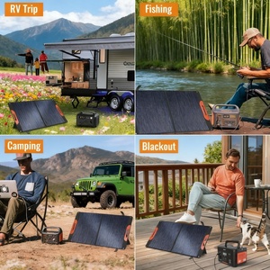 Ultra-Efficient <b>100W</b> Foldable Monocrystalline <b>Solar</b> <b>Panel</b> High Efficiency TUV Certified 32 Cells Lightweight 3.5KG Outdoor Use - Product Image 5