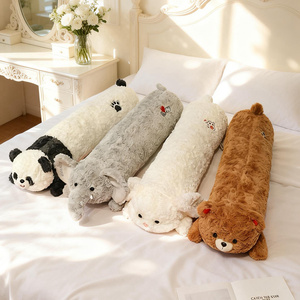 Almohada de Peluche Larga Personalizada, Almohada de Cuerpo de Animal de Peluche Adorable, Almohada Decorativa con Diseño de Animal Kawaii, Venta al por Mayor, Regalo OEM - Product Image 2
