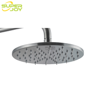 Vente directe usine : Système de douche économique et simple avec pommeau de douche pluie rond et douchette à main pour hôtel