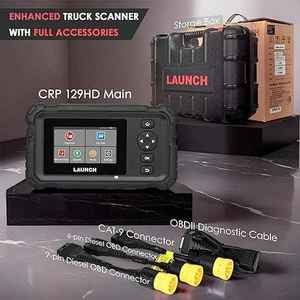 Launch CRP129 HD Sistema completo Herramienta de diagnóstico de camiones OBD2 Escáner Vehículos comercialesEscáner de camiones pesados Lector de código diesel - Product Image 3