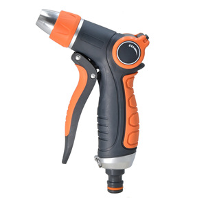 Pistolet d'arrosage de jardin à jet variable, en plastique, avec tuyau réglable pour usage extérieur - Product Image 1