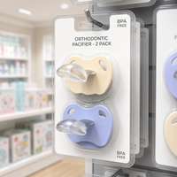 Anneau de dentition en silicone pour bébé, soulage l'inconfort des gencives, doux, sûr et respectueux de l'environnement pour les nourrissons de 0 à 24 mois